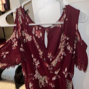 Cut out shoulder top